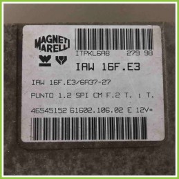 Centralina Motore Iniezione ECU MAGNETI MARELLI IAW16F.E3 FIAT PUNTO 1a Serie 46545152 176B4000