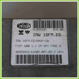 Centralina Motore Iniezione ECU MAGNETI MARELLI IAW16FM.E6 FIAT SEICENTO 1E 46555916 176B2000