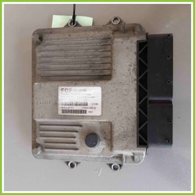 Centralina Motore Iniezione ECU MAGNETI MARELLI MJD6JF.P3 FIAT PUNTO 2U 55186608 188A9000
