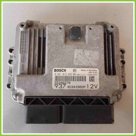 Centralina Motore Iniezione ECU BOSCH 0281012882 ALFA ROMEO 147 W8 1.9 JTD DISTINCTIVE 55206270 Diesel 2004 2011