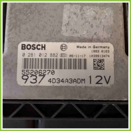 Centralina Motore Iniezione ECU BOSCH 0281012882 ALFA ROMEO 147 W8 55206270 937A3000