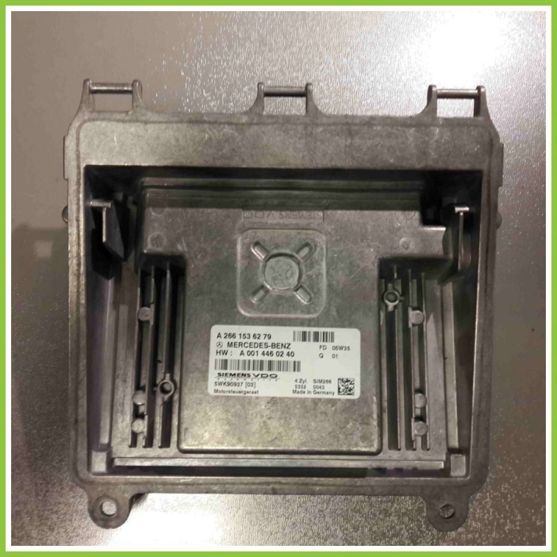 Centralina Motore Iniezione ECU SIEMENS 5WK90937[03] MERCEDES-BENZ Classe B T245 A2661536279 266940