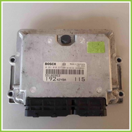 Centralina Motore Iniezione ECU BOSCH 0281010337 FIAT STILO 2C 1.9 JTD 85kw 55182953 2001 2003