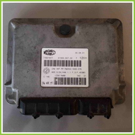 Centralina Motore Iniezione ECU MAGNETI MARELLI IAW4AF.M7 FIAT SEICENTO 1E 1.1 EL 73501877 Benzina 1998 2005
