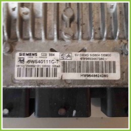 Centralina Motore Iniezione ECU SIEMENS 5WS40111C-T CITROEN C2 9653447380 8HX