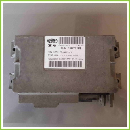 Centralina Motore Iniezione ECU MAGNETI MARELLI IAW16FM.E6 FIAT SEICENTO 1E 1.1 HOBBY 46555916 Benzina 1998 2005