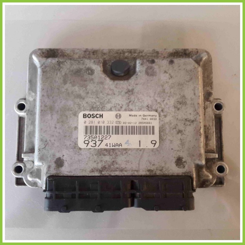 Centralina Motore Iniezione ECU BOSCH 0281010332 ALFA ROMEO 147 W8 73501227 937A2000