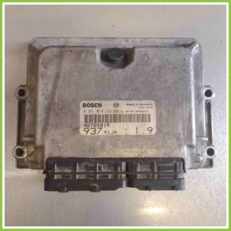 Centralina Motore Iniezione ECU BOSCH 0281010332 ALFA ROMEO 147 W8 1.9 JTD 85kw 46784814 2000 2006