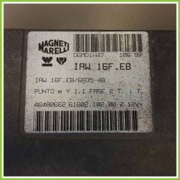 Centralina Motore Iniezione ECU MAGNETI MARELLI IAW16F.EB FIAT PUNTO 1a Serie 46480662 176B2000