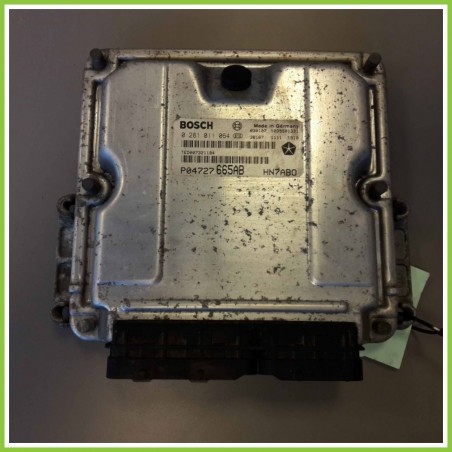 Centralina Motore Iniezione ECU BOSCH 0281011064 CHRYSLER VOYAGER/GRAND VOYAGER VOYAGER 2.5 CRD P04727665AB Diesel 2001 2004
