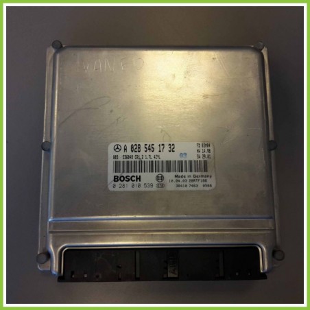 Centralina Motore Iniezione ECU BOSCH 0281010539 MERCEDES-BENZ VANEO 1.7 CDI A0285451732 Diesel 2002 2005
