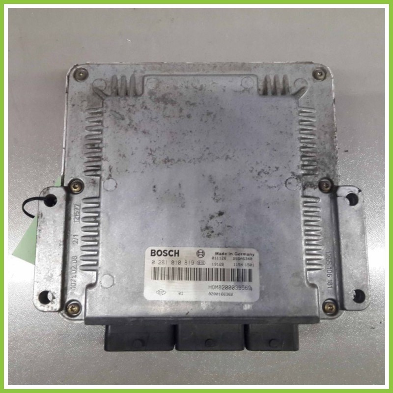 Centralina Motore Iniezione ECU BOSCH 0281010819 RENAULT SCENIC 8200039569