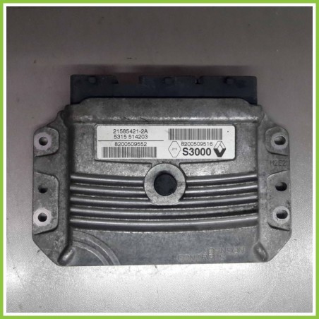 Centralina Motore Iniezione ECU JOHNSON CONTROLS 21585421-2A RENAULT MEGANE 2a Serie 1.6 16V 82kw 8200509516 2002 2006