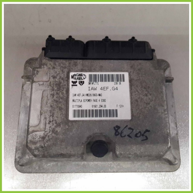 Centralina Motore Iniezione ECU MAGNETI MARELLI IAW4EF.G4 FIAT MULTIPLA 1F 51770340 182B6000