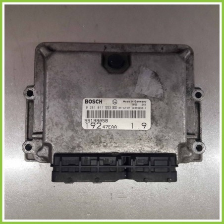 Centralina Motore Iniezione ECU BOSCH 0281011553 FIAT STILO 2V 1.9 JTD ACTIVE 55198058 Diesel 2003 2009