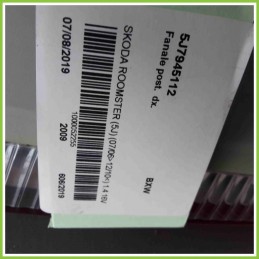 Fanale Fanalino VISTEON 5J7945112 SKODA ROOMSTER 5J VP6SWX-13404-AA BXW
