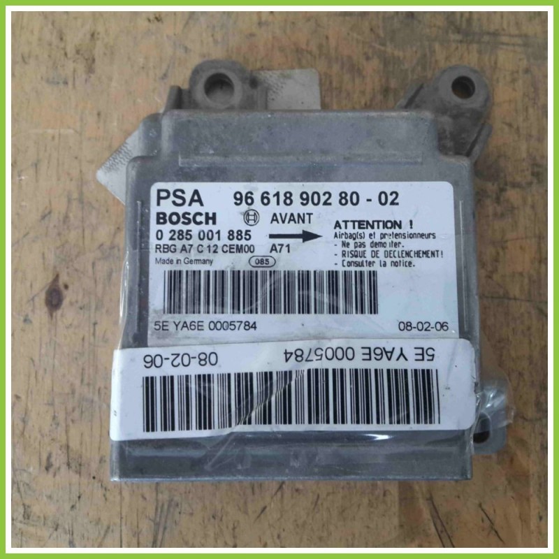 Centralina Controllo Airbag BOSCH 0285001885 PEUGEOT 207