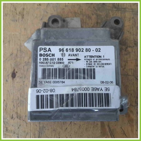 Centralina Airbag SRS Usata Bosch 0285001885