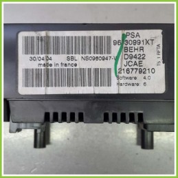 Comandi Clima Aria Condizionata Riscaldamento BEHR 216779210 PEUGEOT 307 96430991XT DV4TD