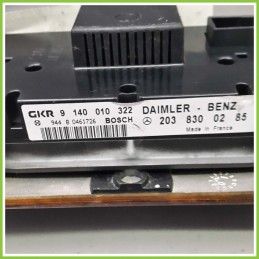 Comandi Clima Aria Condizionata Riscaldamento BOSCH 9140010322 MERCEDES-BENZ Classe C W/S203 2038300285 611962