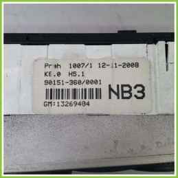 Comandi Clima Aria Condizionata Riscaldamento 90151-360 OPEL ASTRA A04 13269404 Z19DTH