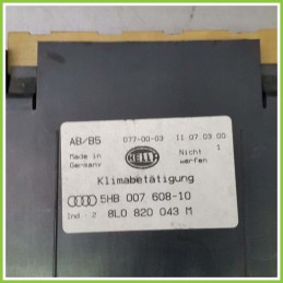 Comandi Clima Aria Condizionata Riscaldamento HELLA 5HB007608-10 AUDI A3 8L 8L0820043M AEH