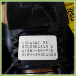 Airbag Guidatore RENAULT 8200301513 RENAULT MEGANE 2a Serie AY584-DN+P/D