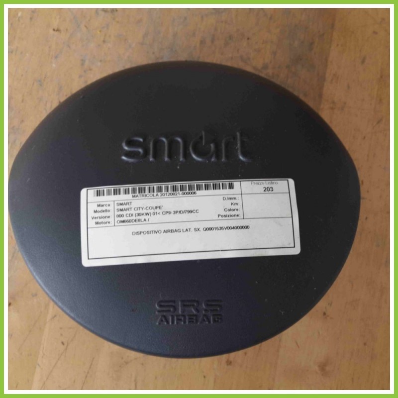 Airbag Guidatore SMART HA03021020249 SMART SMART COUPE C450 PDNSFG62.02