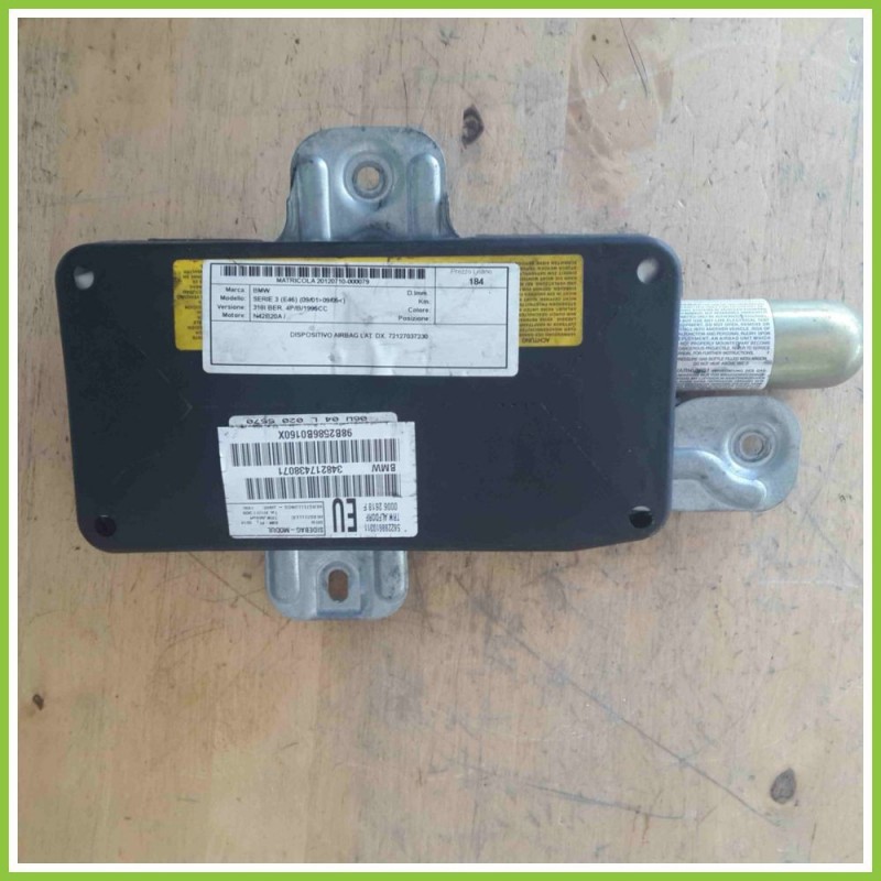 Airbag Laterale TRW 00062618F BMW Serie 3 E46 348217438071