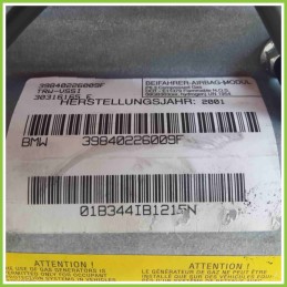 Airbag Passeggero TRW 01B344IB1215N BMW X5 E53 39840226009F