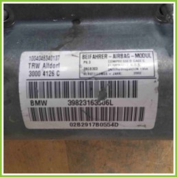 Airbag Passeggero TRW 30004126C BMW Serie 5 E39 39823163006L