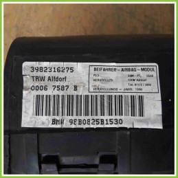Airbag Passeggero TRW 00067587B BMW Serie 5 E39 98B0825B1530