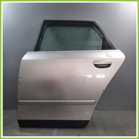 Porta Portiera Sportello Posteriore Sinistra SX GRIGIO AVF AUDI A4 8E Station Wagon 2000 2004 Originale Usato