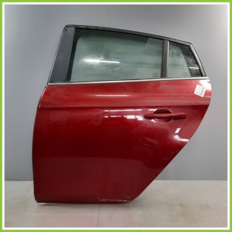 Porta Portiera Sportello Posteriore Sinistra SX ROSSO FIAT BRAVO 3L Berlina 2007 2010 Originale Usato