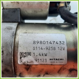 Motorino Avviamento HITACHI OPEL ASTRA P10 8980147432