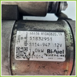 Motorino Avviamento HITACI 46636R10A0820.19 FIAT GRANDE PUNTO 4C 51832951