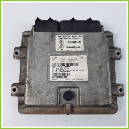 Centralina Motore Iniezione GAS METATRON 4100132 FIAT PUNTO 2U 1.2 8V 44kw 51603158 2003 2007