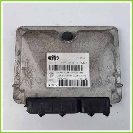 Centralina Motore Iniezione ECU MAGNETI MARELLI IAW4AF.S2 FIAT PANDA 3U 1.2 NATURAL POWER 51793116 Benzina-Metano 2009 2011