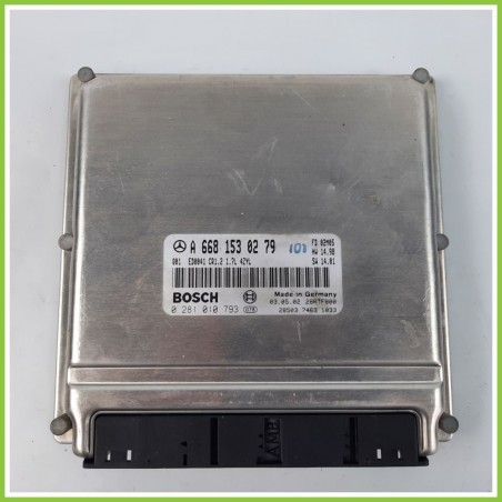 Centralina Motore Iniezione ECU BOSCH 0281010793 MERCEDES-BENZ Classe A W168 170 CDI A6681530279 Diesel 2001 2004
