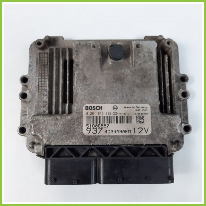 Centralina Motore Iniezione ECU BOSCH 0281012882 ALFA ROMEO 147 W8 1.9 JTDDISTINCTIVE 51806557 Diesel 2004 2011