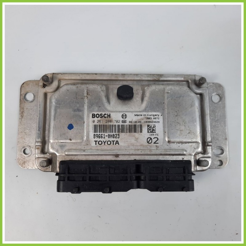 Centralina Motore Iniezione ECU BOSCH 0261208702 TOYOTA AYGO 1a Serie 1.0 12V VVT-I 89661-0H023 Benzina 2005