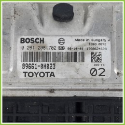 Centralina Motore Iniezione ECU BOSCH 0261208702 TOYOTA AYGO 1a Serie 1.0 12V VVT-I 89661-0H023 Benzina 2005