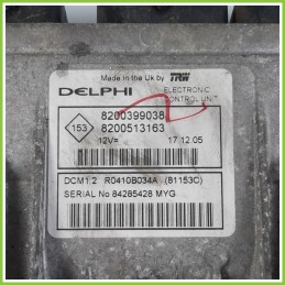Centralina Motore Iniezione ECU DELPHI R0410B034A RENAULT CLIO 3a Serie 1.5 DCI 8200399038 Diesel 2005 2009
