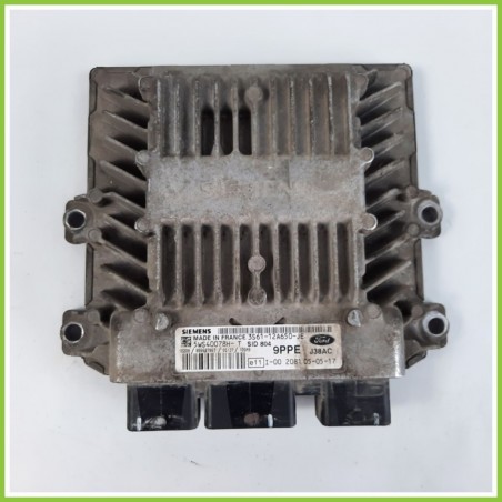 Centralina Motore Iniezione ECU SIEMENS 5WS40078H-T FORD FIESTA CBK 1.4 TDCI AMBIENTE 3S61-12A650-JE Diesel 2002 2005