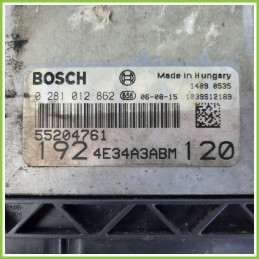 Centralina Motore Iniezione ECU BOSCH 0281012862 FIAT STILO 2V 1.9 MJT DYNAMIC 55204761 Diesel 2003 2009