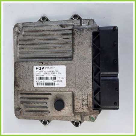 Centralina Motore Iniezione ECU MAGNETI MARELLI MJD6JF.P3 FIAT GRANDE PUNTO 2Y 1.3 MJT 55kw 55195817 2005 2008