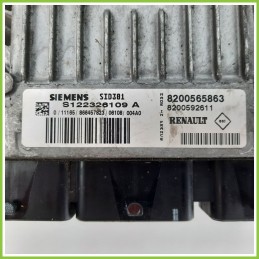 Centralina Motore Iniezione ECU SIEMENS S122326109A RENAULT MEGANE 2a Serie 1.5 DCI 8200565863 Diesel 2006