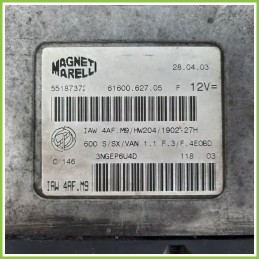 Centralina Motore Iniezione ECU MAGNETI MARELLI IAW4AF.M9 FIAT SEICENTO 1E 1.1 55187372 Benzina 1998 2005