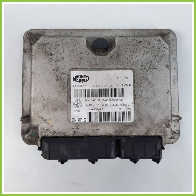 Centralina Motore Iniezione ECU MAGNETI MARELLI IAW4AF.S2 FIAT PANDA 2Q 1.2 EMOTION 51782647 Benzina 2003 2010