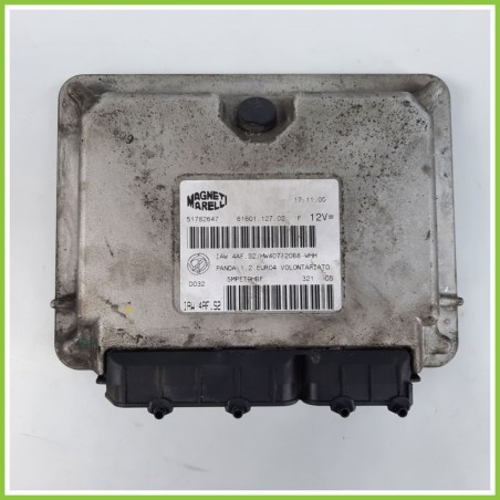 Centralina Motore Iniezione ECU MAGNETI MARELLI IAW4AF.S2 FIAT PANDA 2Q 1.2 44kw 51782647 2003 2010